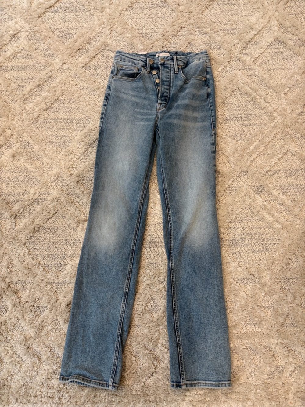 Good American Good Legs High Waist Cigarette Jeans - 4/27 - EUC